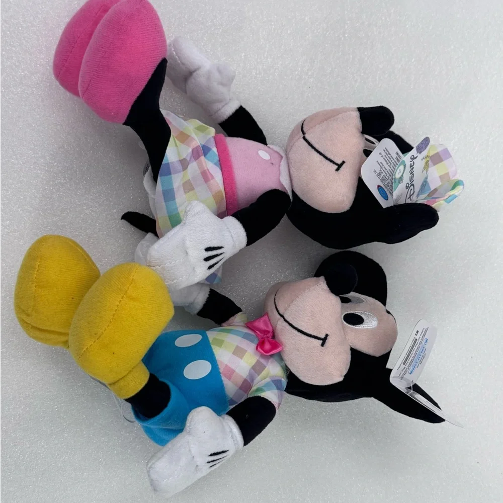 Disney Mickey & Minnie Mouse Easter Spring Plush Small 9” 2023 Just Play